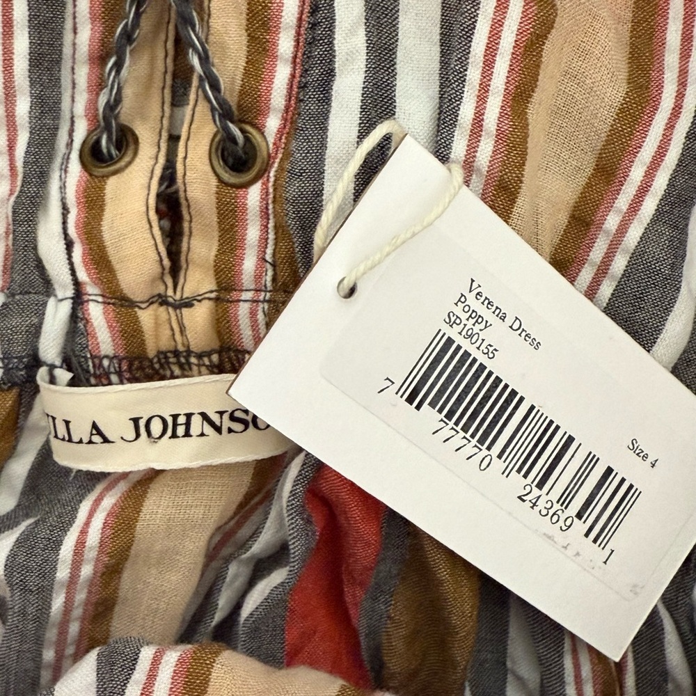 Ulla Johnson Verena Poppy Striped Maxi Dress Size 4 - Picture 5 of 7